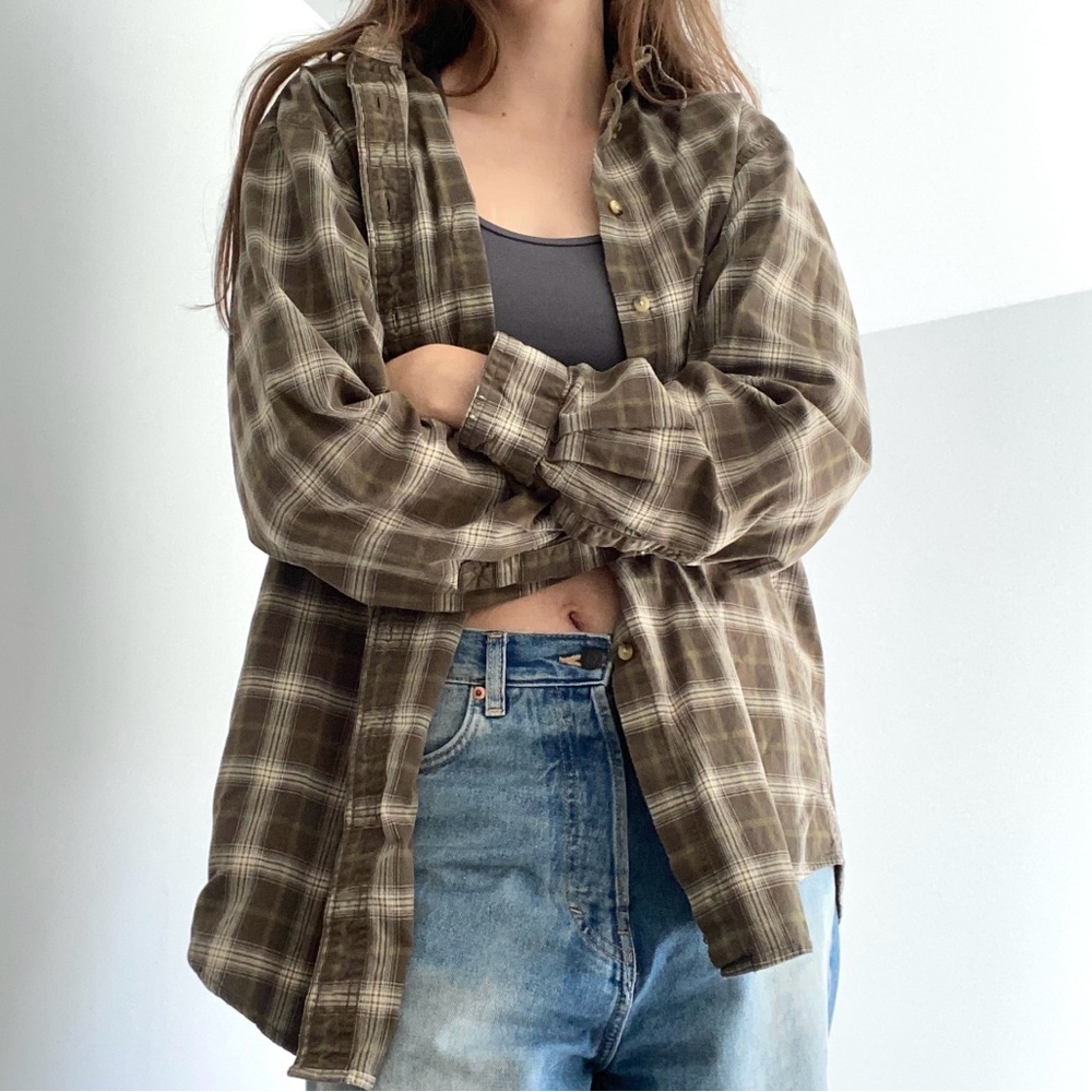 L.L. Bean // plaid shirt
